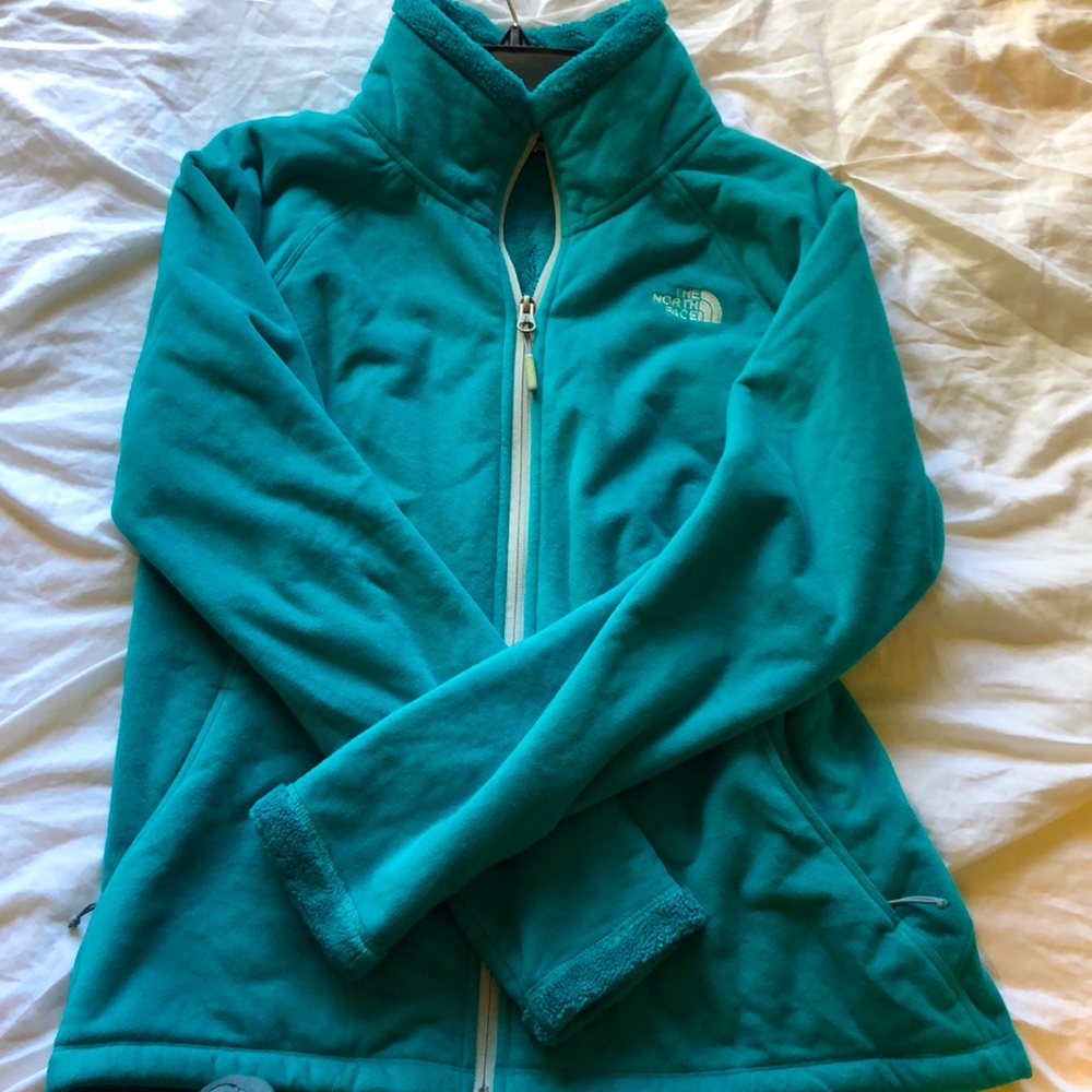 North Face zip up fleece jacket